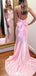 Elegant Sweetheart Spaghetti Strap Backless Mermaid Long Prom Dress Ideas, Evening Party Dresses,WGP1175