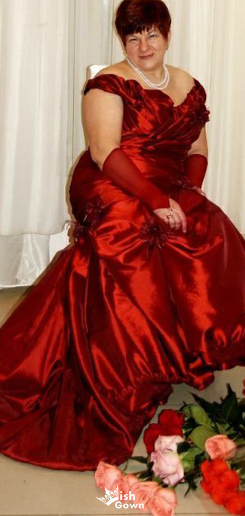 Formal Off-shoulder Mermaid Long Prom Dress Ideas, Evening Party Dresses,WGP1791