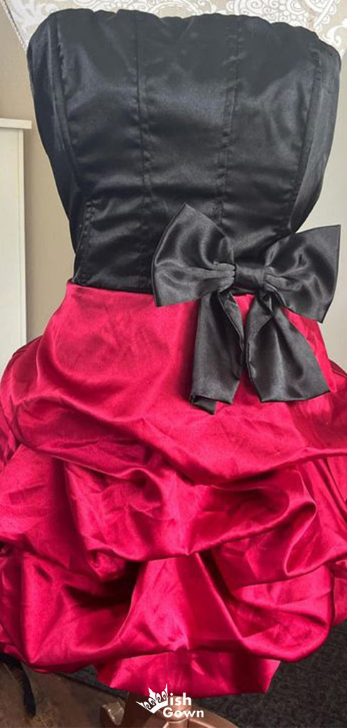 Elegant Strapless A-line Short Mini Homecoming Dress,EPT636