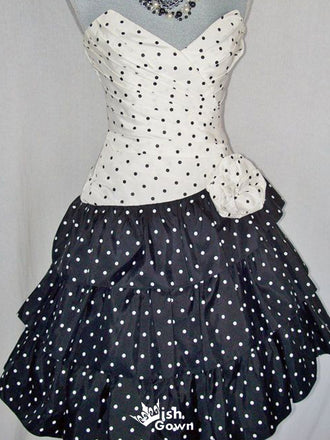 Elegant Strapless A-line Short Mini Homecoming Dress,EPT644