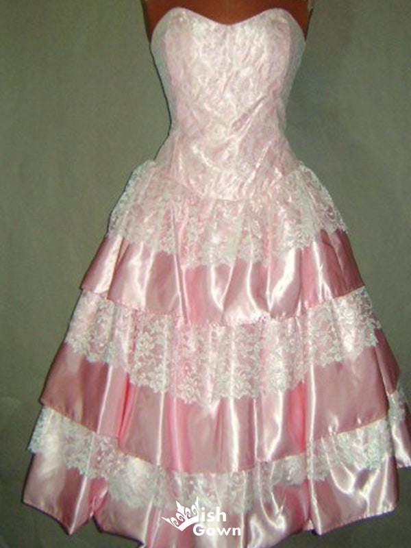 Gorgeous Strapless A-line Short Mini Homecoming Dress,EPT647