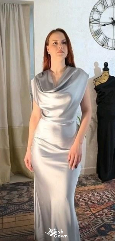 Elegant Halter Mermaid Long Prom Dress Ideas, Evening Party Dresses,WGP1831