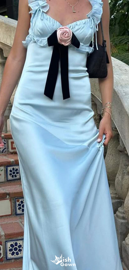 Elegant Spaghetii Strap Mermaid Long Prom Dress Ideas, Evening Party Dresses,WGP1840