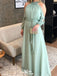 Casual Halter A-line Long Prom Dress Ideas, Evening Party Dresses,WGP1849