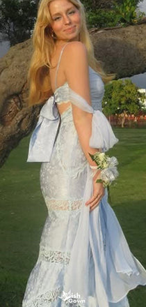 Elegant Spaghetti Strap Sweetheart Mermaid Long Prom Dress Ideas, Evening Party Dresses,WGP1257