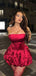 Sexy Red Sweetheart A-Line Short Homecoming Dresses For Birthday Party, EPT681