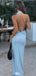Sexy Halter Deep V-neck Backless Mermaid Long Prom Dress Ideas, Evening Party Dresses,WGP1272