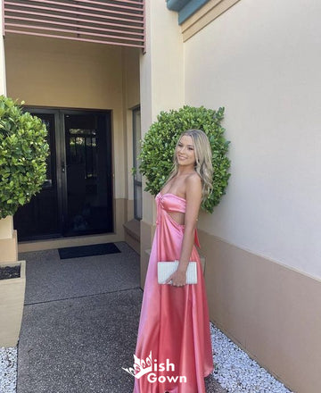 Sexy Strapless A-line Long Party Dress Prom Dresses,Evening Dress Online, WGP925