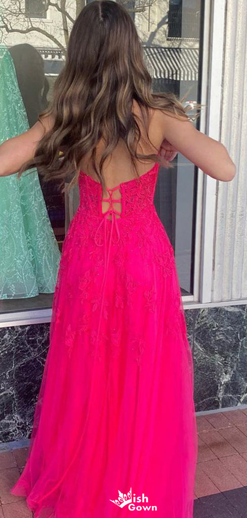 Gorgeous Strapless Sweetheart A-line Unique Long Prom Dress Ideas, Evening Party Dresses,WGP1340