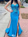 Elegant Strapless Sweetheart Sequins Mermaid Long Prom Dress Ideas, Evening Party Dresses,WGP1349