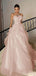 Gorgeous Pink Sweetheart  A-Line Chiffon Long Prom Dress Ideas, Evening Party Dresses, WGP1870