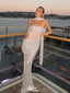 Sparkly Silver Sweetheart Mermaid Long Prom Dress Ideas, Evening Party Dresses,WGP1953