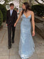 Sexy Spaghetti Strap Sweetheart Mermaid Long Prom Dress Ideas, Evening Party Dresses,WGP1124