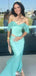 Elegant Strapless Off-shoulder Mermaid Long Prom Dress Ideas, Evening Party Dresses,WGP1442
