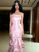 Unique Pink Sweetheart Mermaid Long Prom Dress Ideas, Evening Party Dresses,WGP1791