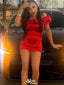 Gorgeous Off-shoulder Sheath Short Mini Homecoming Dress,EPT358