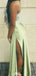 Gorgeous Sweetheart Spaghetti Strap Mermaid Long Prom Dress Ideas, Evening Party Dresses,WGP1470