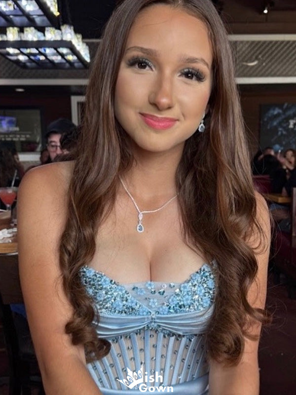 Elegant Strapless Scoop Mermaid Long Prom Dress Ideas, Evening Party Dresses,WGP1476