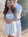 Elegant Short Sleeves A-line Short Mini Homecoming Dress,EPT375