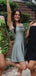 Elegant Strapless A-line Short Mini Homecoming Dress,EPT385