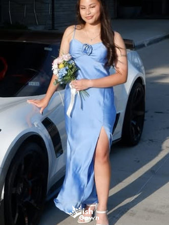 Elegant Spaghetti Strap Mermaid Long Prom Dress Ideas, Evening Party Dresses,WGP1528