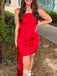 Elegant Straight Across Sheath Short Mini Homecoming Dress,EPT406