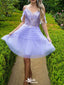 Gorgeous Off-shoulder Sweetheart A-line Short Mini Homecoming Dress,EPT413