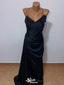Elegant Spaghetti Strap V-neck Mermaid Long Prom Dress Ideas, Evening Party Dresses,WGP1569