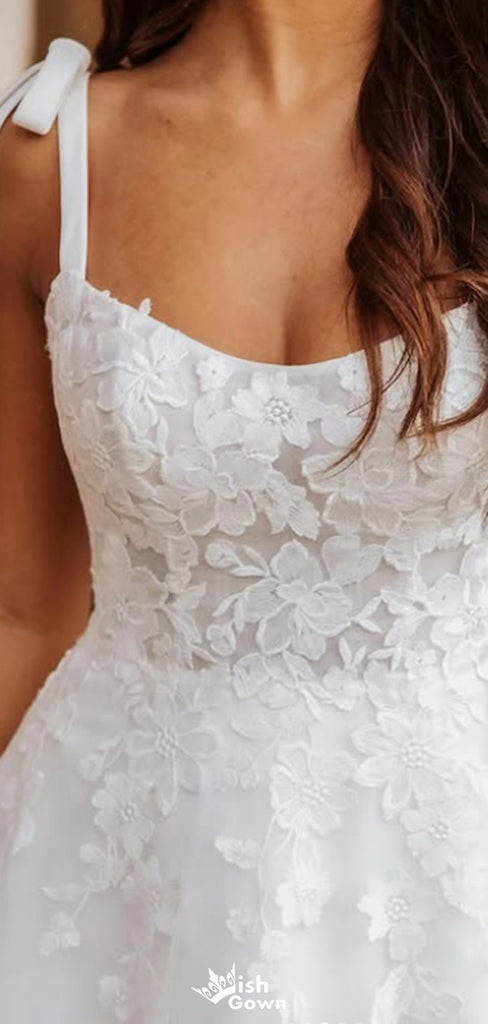 Gorgeous Spaghetti Strap A-line Long Prom Dress Ideas, Evening Party Dresses,WGP1576