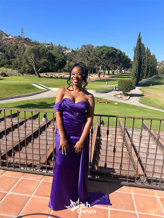 Elegant Off-shoulder Mermaid Long Prom Dress Ideas, Evening Party Dresses,WGP1582