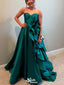 Gorgeous Strapless Sweetheart A-line Long Prom Dress Ideas, Evening Party Dresses,WGP1600