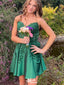 Gorgeous Sweetheart Spaghetti Strap A-line Short Mini Homecoming Dress,EPT460