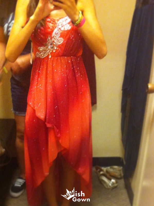 Sexy Strapless A-line Short Mini Homecoming Dress,EPT463