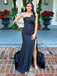 Formal Strapless Mermaid Unique Long Prom Dress Ideas, Evening Party Dresses,WGP1161