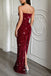Sparkly Red Sweetheart Mermaid Long Prom Dress Ideas, Evening Party Dresses,WGP1896