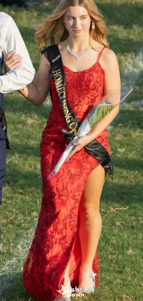 Gorgeous Spaghetti Strap Mermaid Long Prom Dress Ideas, Evening Party Dresses,WGP1626