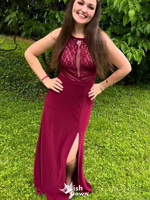 Elegant Halter Mermaid Long Prom Dress Ideas, Evening Party Dresses,WGP1631