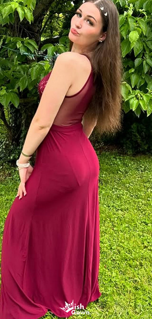 Elegant Halter Mermaid Long Prom Dress Ideas, Evening Party Dresses,WGP1631