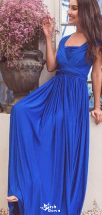 Elegant Short sleeves A-line Long Prom Dress Ideas, Evening Party Dresses,WGP1663