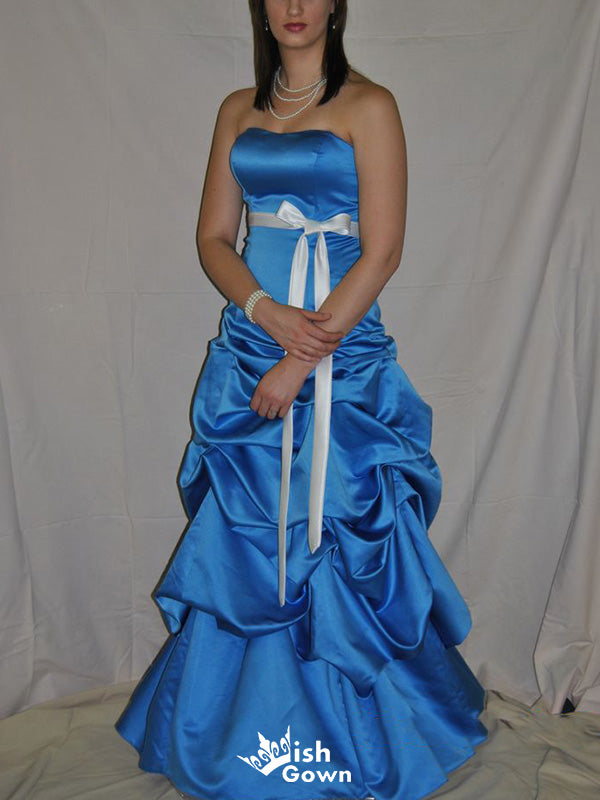 Gorgeous Strapless Unique Sheath Long Prom Dress Ideas, Evening Party Dresses,WGP1670