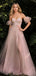 Sexy Pink Sweetheart Floral A-Line Long Prom Dress Ideas, Evening Party Dresses,WGP1656