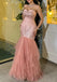 Elegant Pink Sweetheart Mermaid Long Prom Dress Ideas, Evening Party Dresses,WGP1897