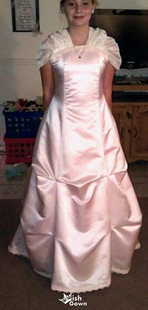 Formal Pink A-line Long Prom Dress Ideas, Evening Party Dresses,WGP1680