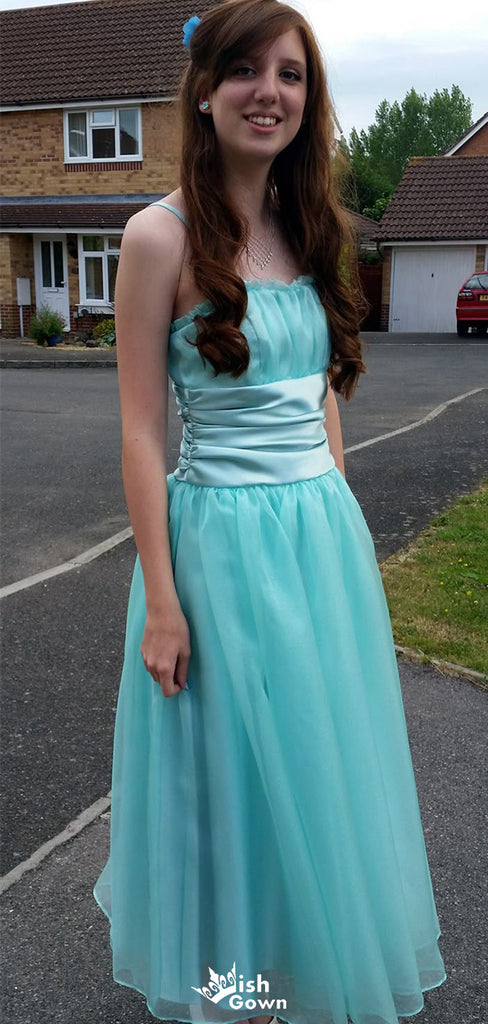 Casual Spaghetti Strap A-line Long Prom Dress Ideas, Evening Party Dresses,WGP1696