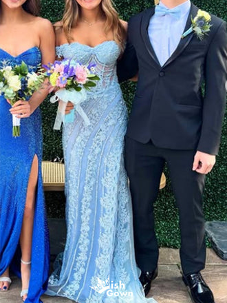 Elegant Off-shoulder Mermaid Long Prom Dress Ideas, Evening Party Dresses,WGP1714