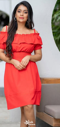 Casual Spaghetti Strap Off-shoulder A-line Short Mini Homecoming Dress,EPT556