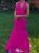 Gorgeous Halter Mermaid Long Prom Dress Ideas, Evening Party Dresses,WGP1731
