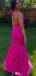 Gorgeous Halter Mermaid Long Prom Dress Ideas, Evening Party Dresses,WGP1731