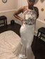 Gorgeous Halter Mermaid Long Prom Dress Ideas, Evening Party Dresses,WGP1732
