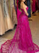 Gorgeous Pink Sweetheart  A-Line Lace Long Prom Dress Ideas, Evening Party Dresses , WGP1576